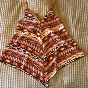 Zoe and Rose Tribal Print Tank Top